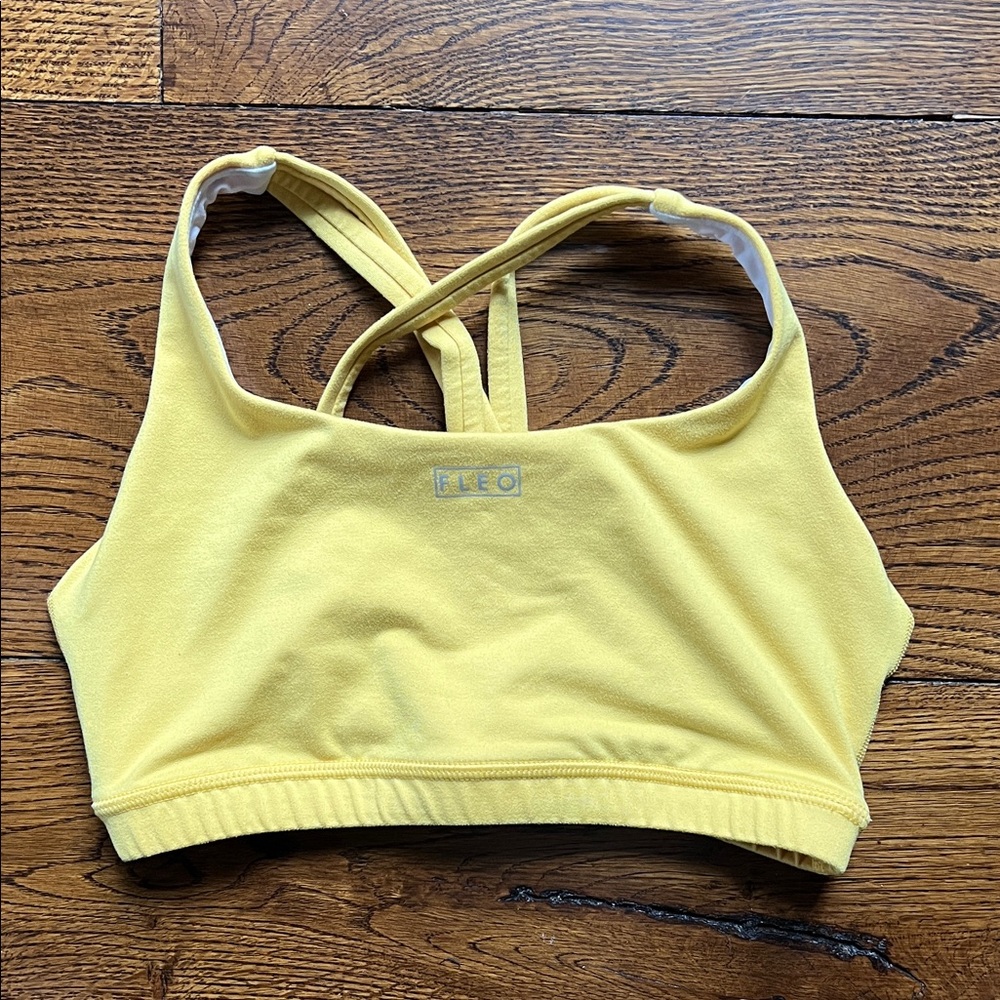 Fleo Yellow Isla Sports Bra